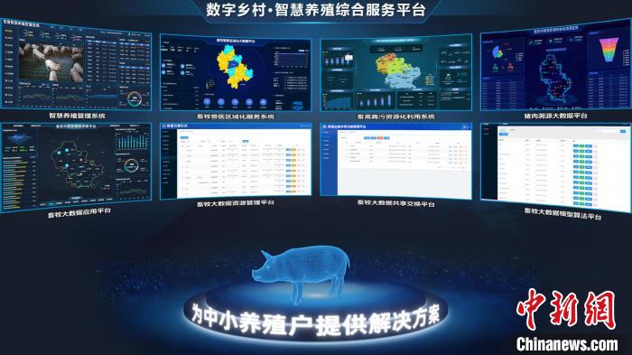 图为位于重庆荣昌区的国家级生猪大数据中心。　重庆荣昌区供图